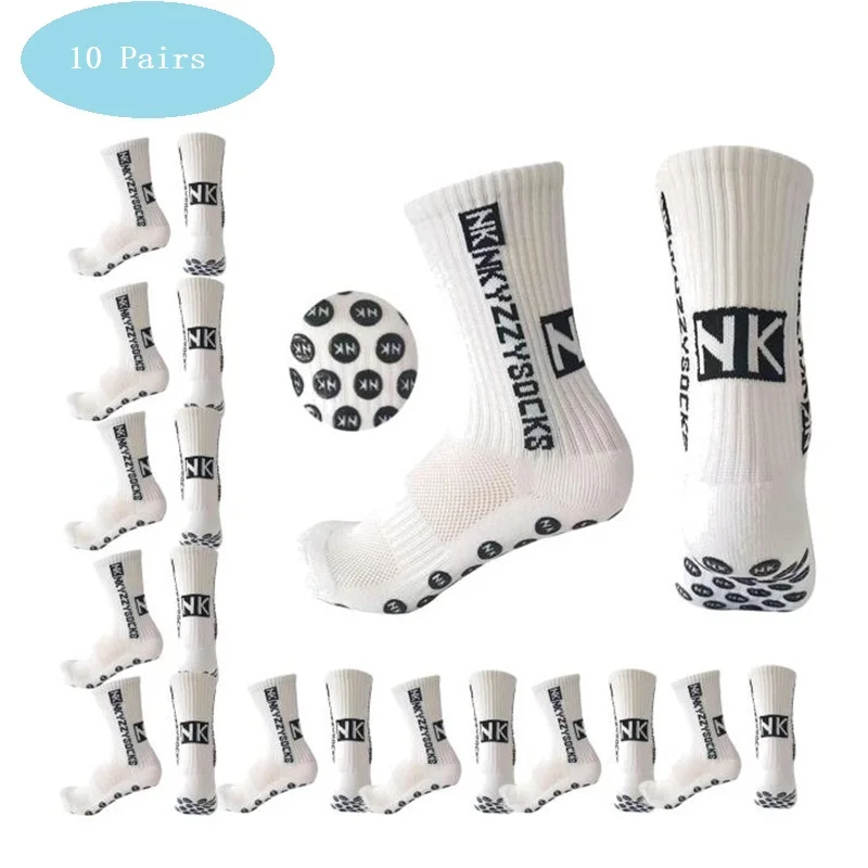 

1/3/5/6/10 Pairs Anti Slip Men's Football Socks Grip Soccer Socks Sports Men Woman Baseball Rugby Socks Women's Yoga Socks