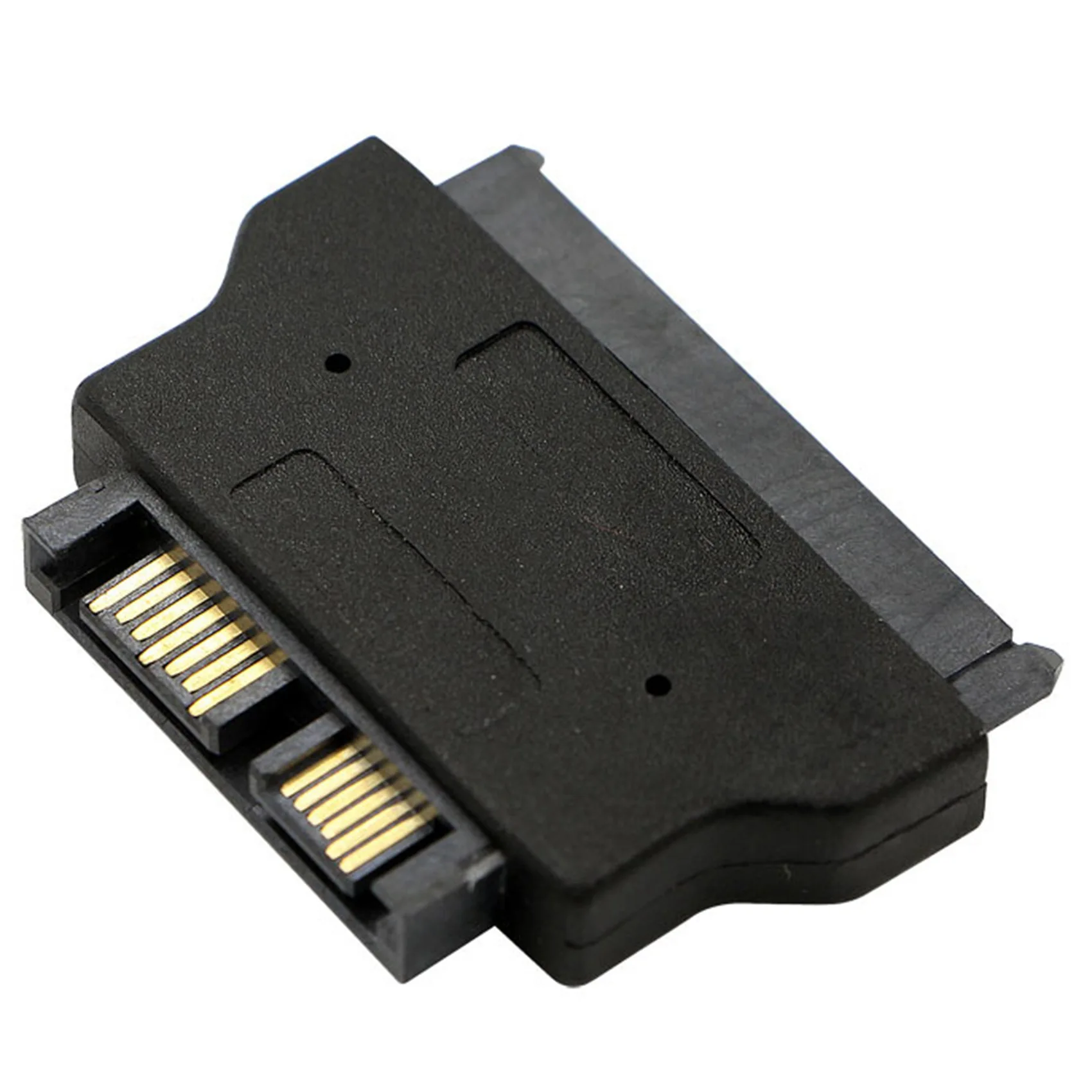 Nouveau! Adaptateur SATA série ATA 7 + 15 22 broches mâle vers mince 7 + 6 13 broches femelle adaptateur pour ordinateur de bureau HDD CD-ROM disque dur