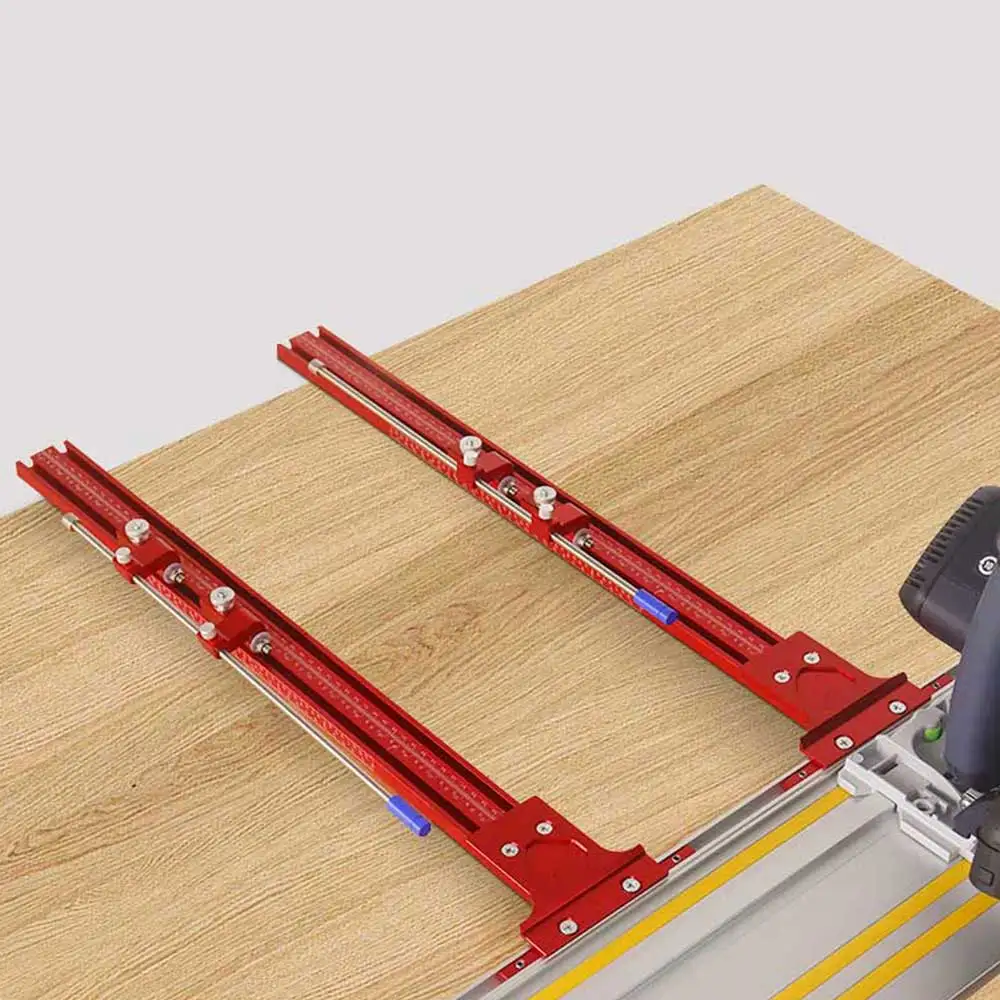 Woodworking Parallel Guide Rail Slotting Track 1200mm Parallel Sliding Rail For Circular Saw Marking, Cutting And Positioning