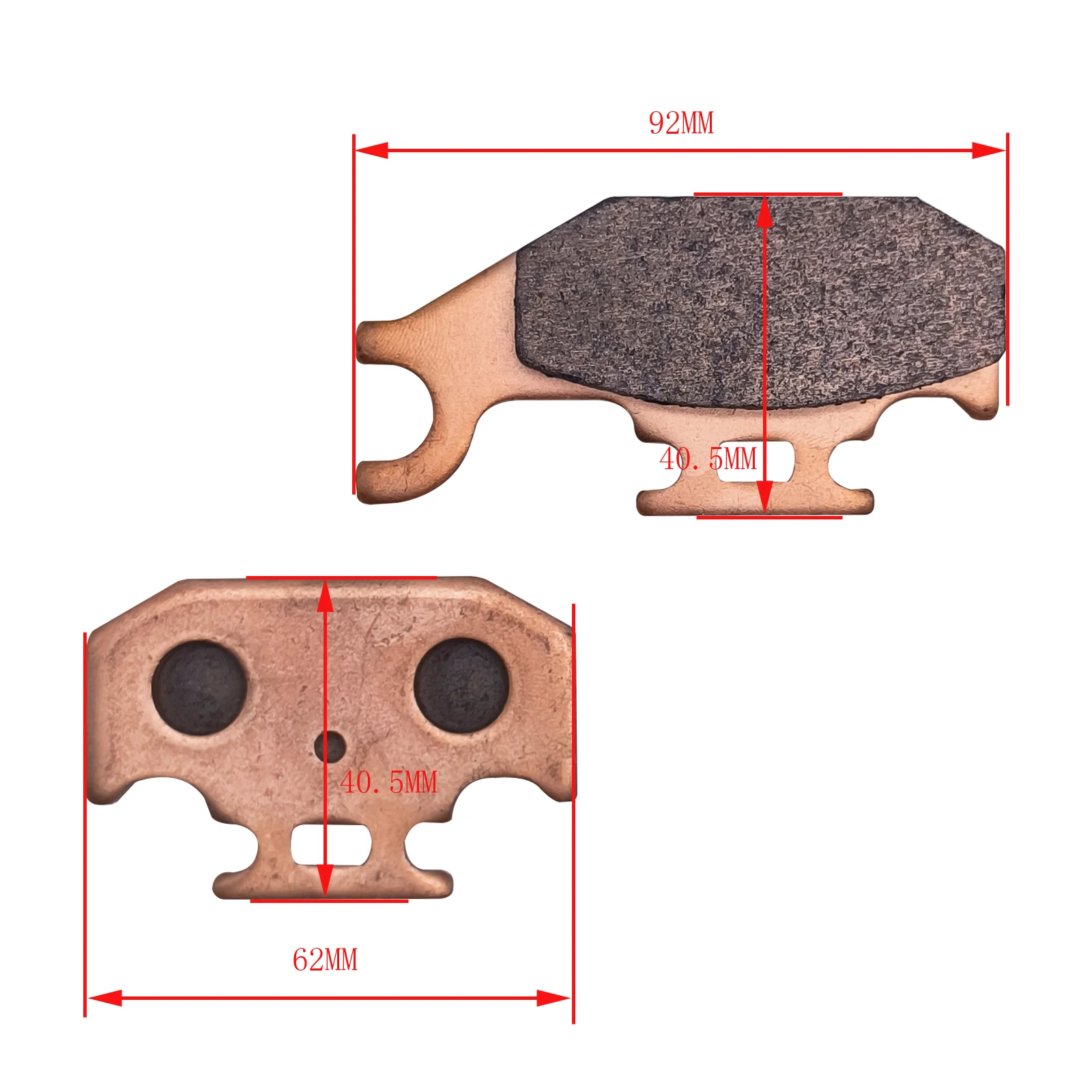 Brake Pad for Bombardier DS 650 X Baja Racer Outlander Max 400 HO 650 800 Quest 90 500 650 Traxter 500 650 705601147 705600350