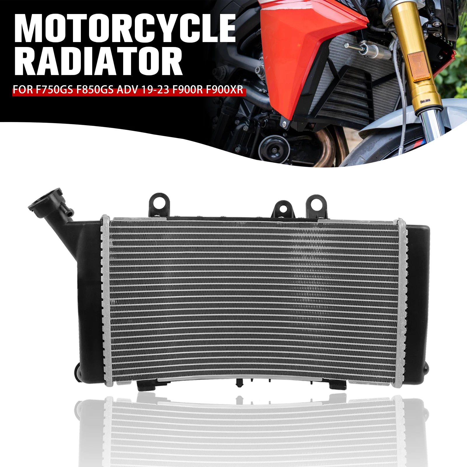 For BMW F750GS F850GS Adventure 2019- 2025 Motorcycle Radiator Water Tank Replacement Parts Cooler Cooling F750 F850 GS F 750