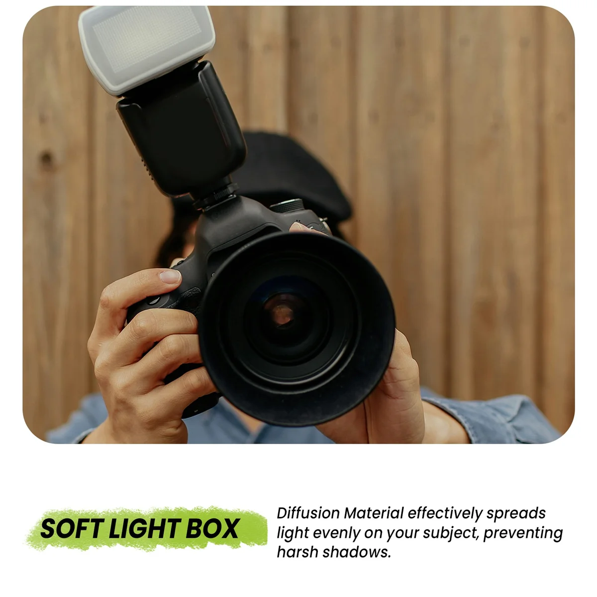 Penutup Bouncing Diffuser Flash B94A untuk Speedlight Yongnuo YN685 YN600EX-RT YN-660