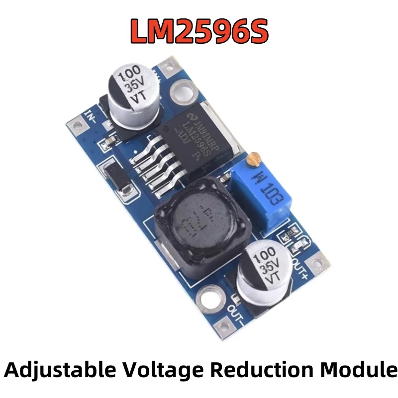 LM2596S Adjustable Voltage Reduction Module DC Stabilized Power Board 3A Super LM2576 12V24V to 5V3.3V