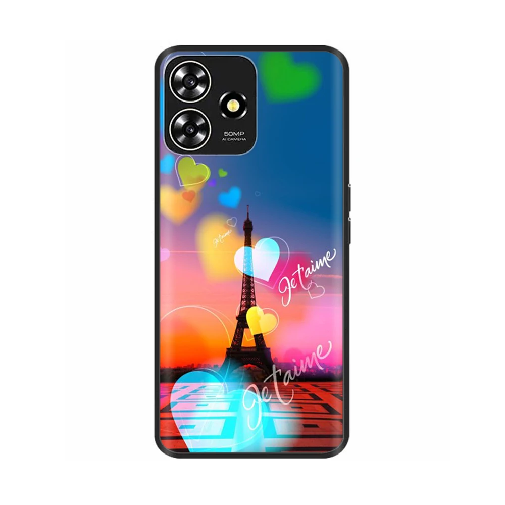 For ZTE Blade V50 Smart Case Protective Shell For ZTE V50 Design 4G Luxury Painted Soft Cases For ZTE Axon 50 Lite Cover Fundas