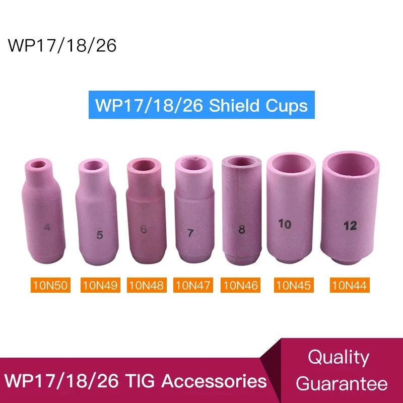 TIG Welding Machine Accessories/Consumables porcelain WP26 17 18 series Shield Cups Nozzles