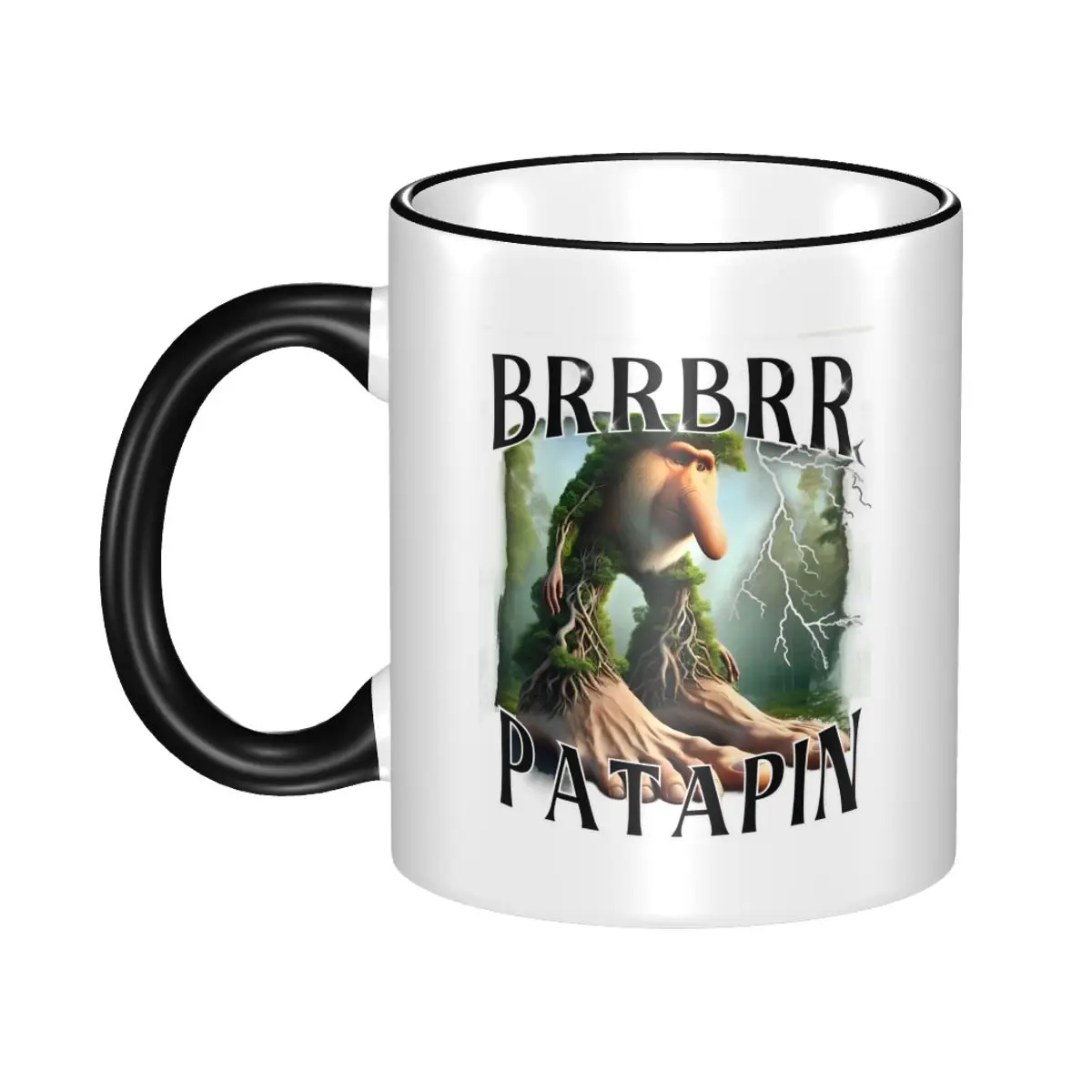 

2025 Brainrot Meme Brr Brr Patapim Accessories Mugs Fun Italian Coffee Cup