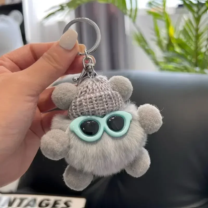 Llaveros de elfo de muñeco de peluche, adorno de elfo Kawaii, accesorios para llavero, decoración de bolso de mujer, regalos pequeños