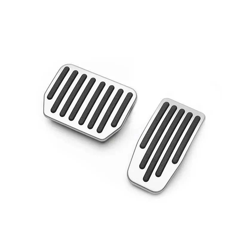 For Tesla Model 3 Y 21-24 Aluminum Alloy Car Accelerator Brake Pedal Sleeve Anti Slip Brake Pedal Trim Interior Car Accessories