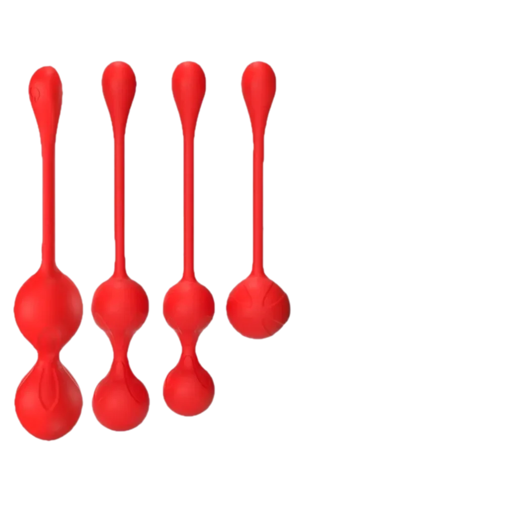 2026 New Upgrade 4-Piece Kegel Vaginal Ball Vibrator, Wireless Remote Control, Dumbbell Tightening Sports Vibrator, Egg Sex Toy