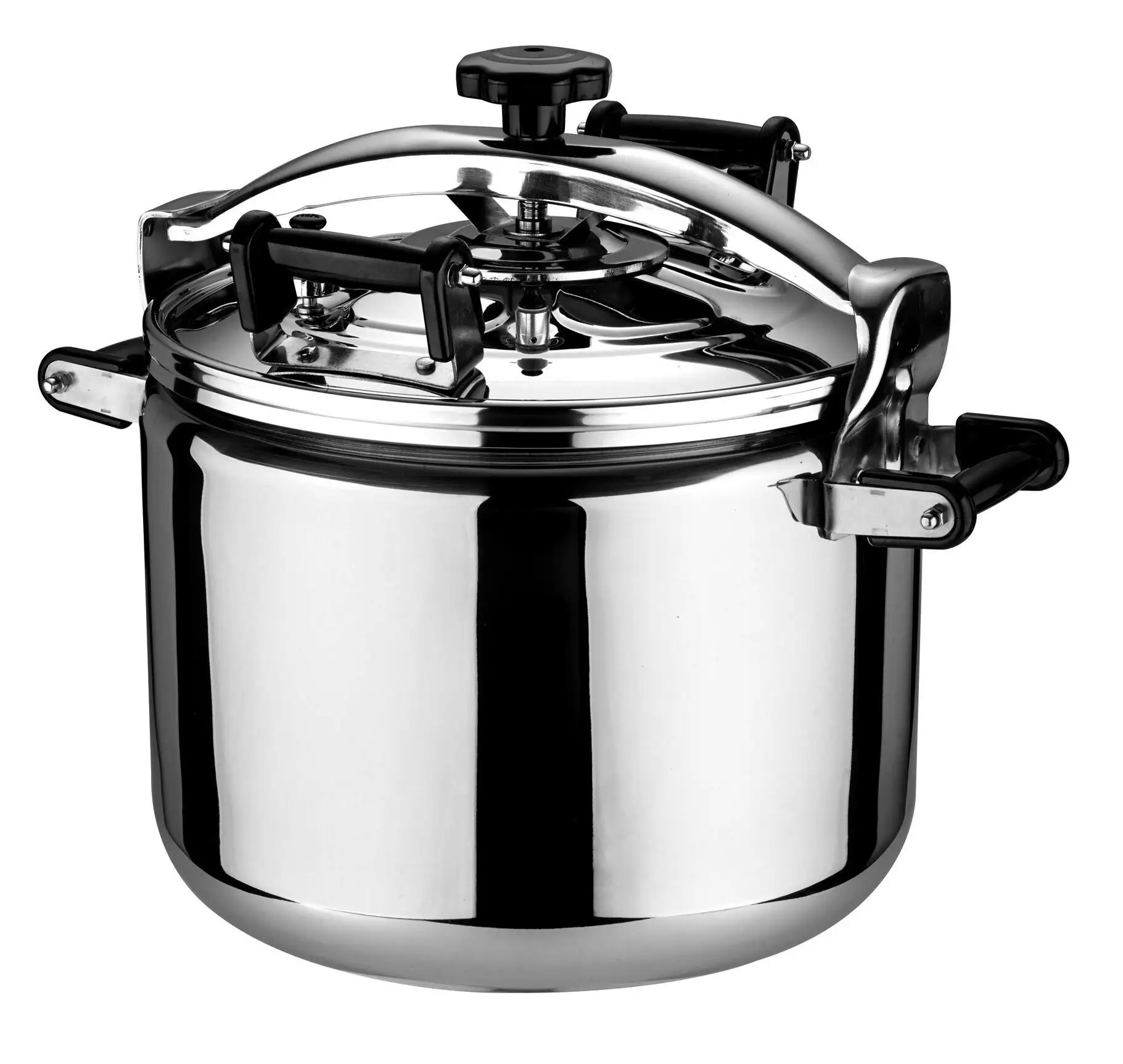 Stainless steel pressure cooker big size for gas and induction cooker