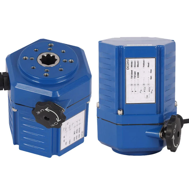 Intelligent Low Torque Actuators 30Nm AC110V 220V DC12-36V 90 Degree Electric Valve Actuator