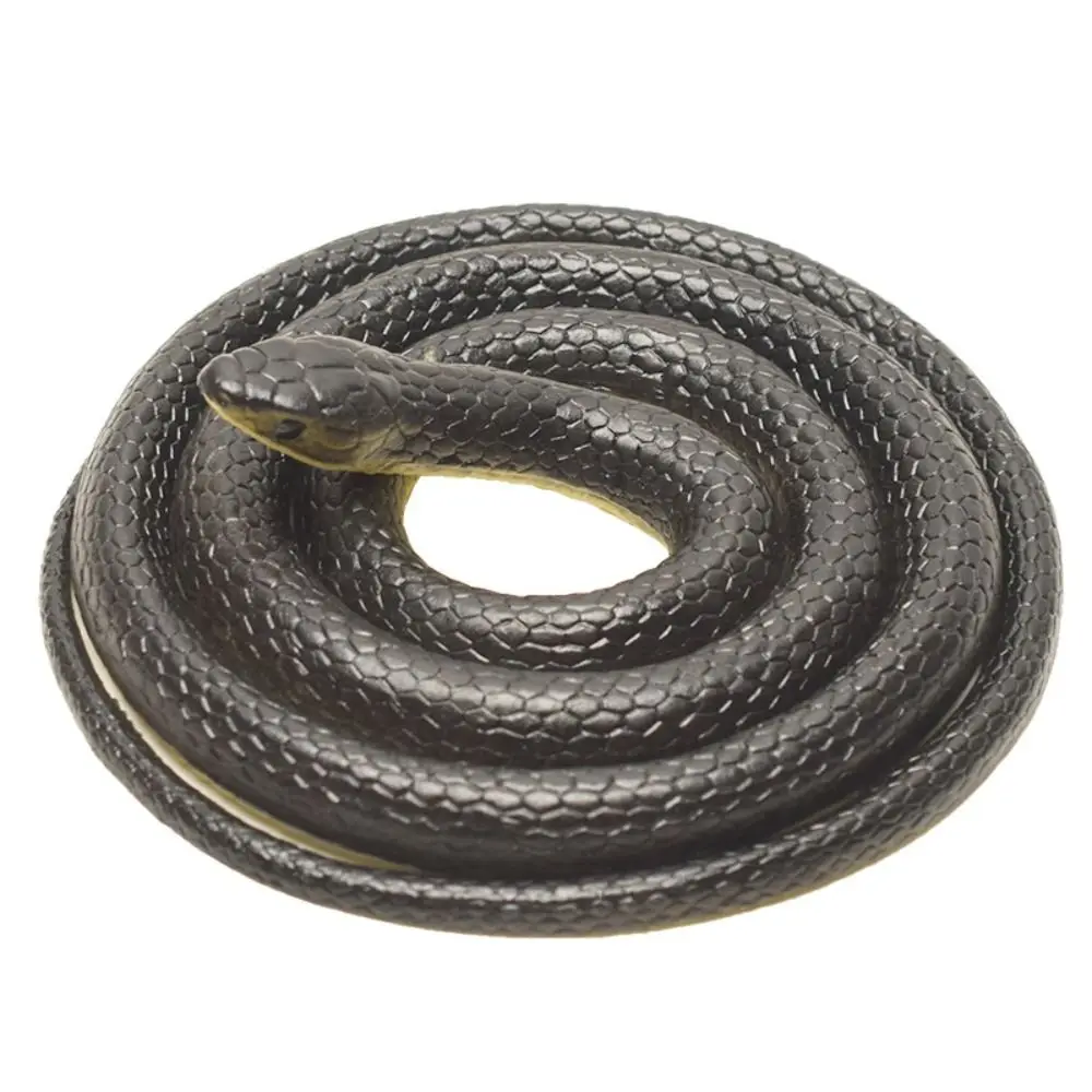 Grande 1,23 m Realistico Serpente Stuzzicante Amici Spaventoso Serpente Artificiale Gomma Estensibile Simulazione Anaconda Giocattolo Per Bambini