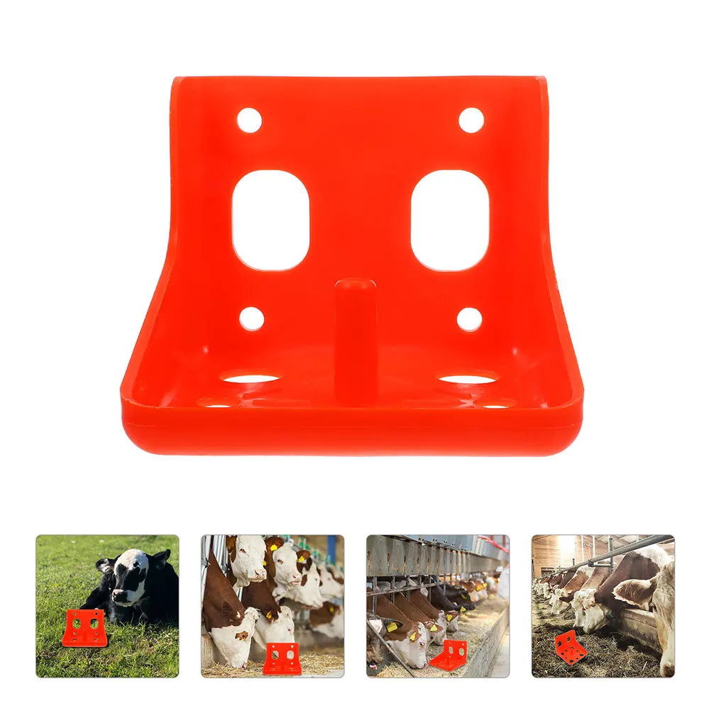

4pcs Brick Box For Livestock Durable Plastic Cattle Sheep Salt Feeder, Horse Lick Block Holder, Farm Animal Feeding Tray,