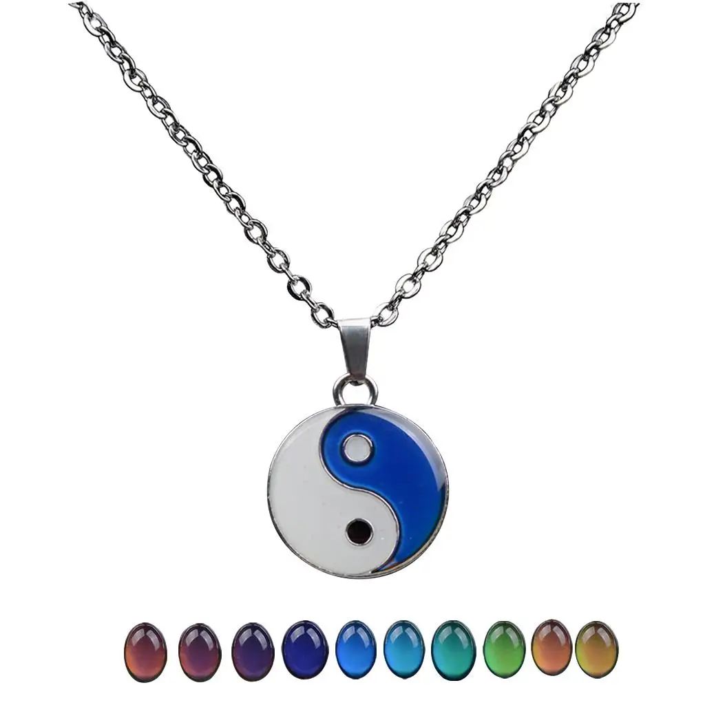 Fashion Gossip Colored Mood Fun Change Color Pendant Nacklace