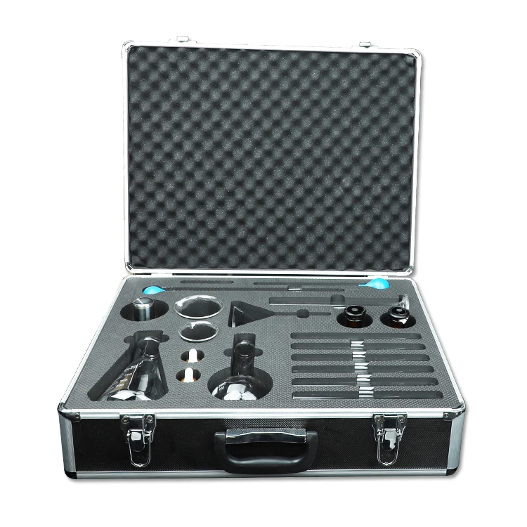 design lab glassware set Organic Chemistry Set chemical experiment instrument aluminium alloy toolbox package