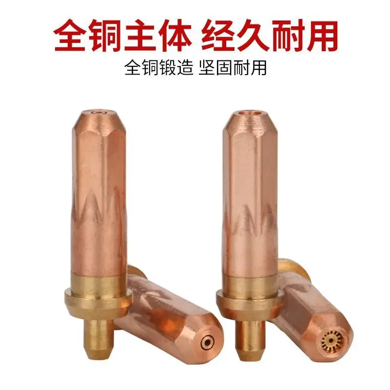 5Pcs/set National Standard Weighted G01-30/100 Propane Acetylene Cutting Nozzle Shooting and Suction Plum Blossom Ring Gas Chew