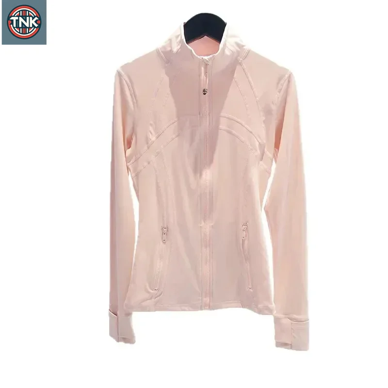 2025-third-generation-casual-sportswear-ladies'-yoga-clothes-soft-top-breathable-meshless-stand-collar-jacket-fitness