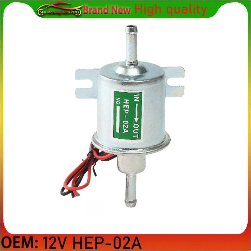 New 12V HEP-02A Low Pressure 12V Universal Diesel Petrol Gasoline Electric Fuel Pump for Car Motorcycle ATV Fuel Pump Exempt