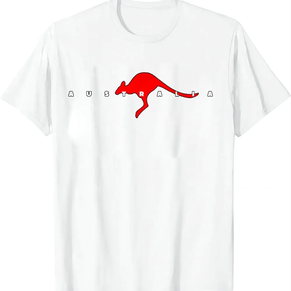Australia Kangaroo T-Shirt Summer Casual Graphic Vintage T Shirt Women Mens Clothing Tops Camiseta Streetwear Harajuku