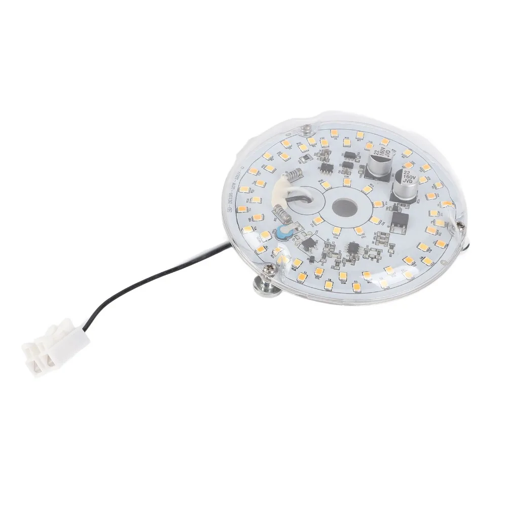 Dimmable 18W LED Ceiling Fan Light 3.93 Inch 3 Color Ceiling Light Replacement Panel AC 120V LED Retrofit Light Kit Hallway Use