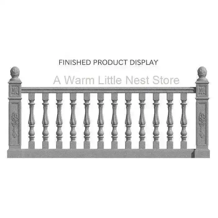 Roman High Column Cast-in-place Mold 94 Railing Guardrail Stair Handrail Mold Cement Column Model Fence Balcony Durable Models N