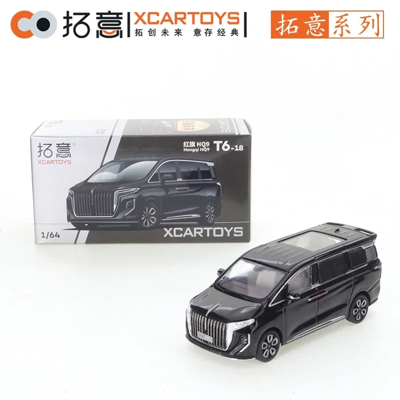 XCARTOYS 1/64 Red Flag HQ9 Meiyehei Second Generation MPV Cars Alloy Toys Motor Vehicle Diecast Metal Model Kids Toys Boys