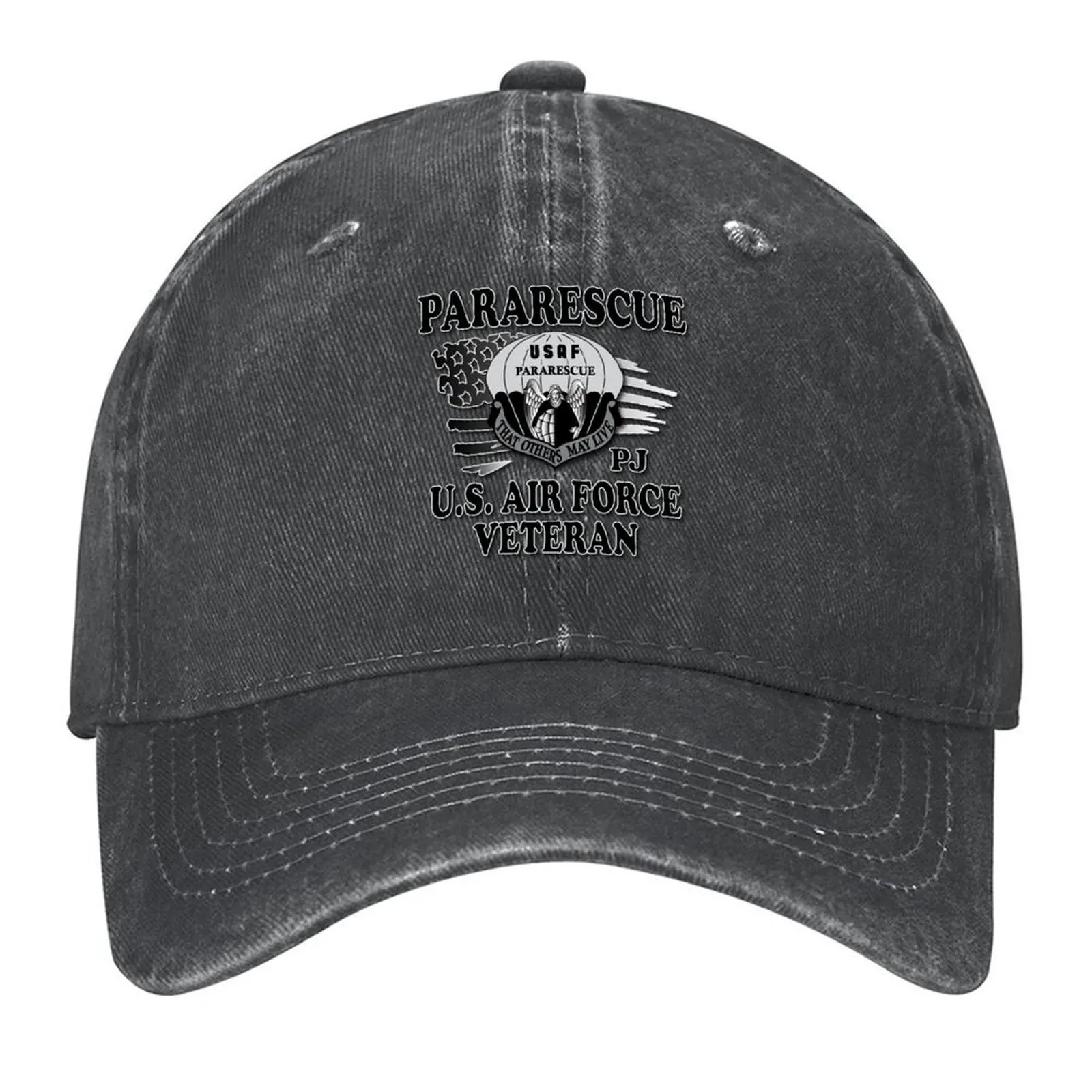 

Pararescue Veteran Baseball Cap Hat Man For The Sun custom Hat Ball Cap Beach Outing Male Women's
