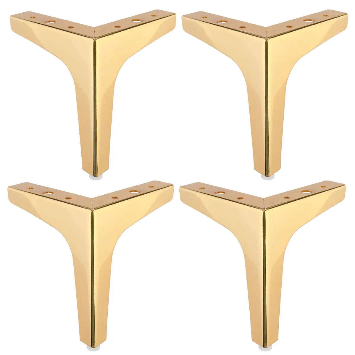 

4pcs Metal Plated Furniture Legs Thickened Durable Support For Sofa Bed Table Cabinet Tea Table Home Office Furniture Parts