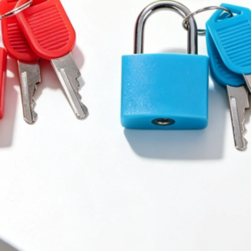 Mini Padlock 2 Keys Small Travel Suitcase Lock Portable Tiny Luggage Security Lock For Bag Drawer Cabinet Diary Box Hardware
