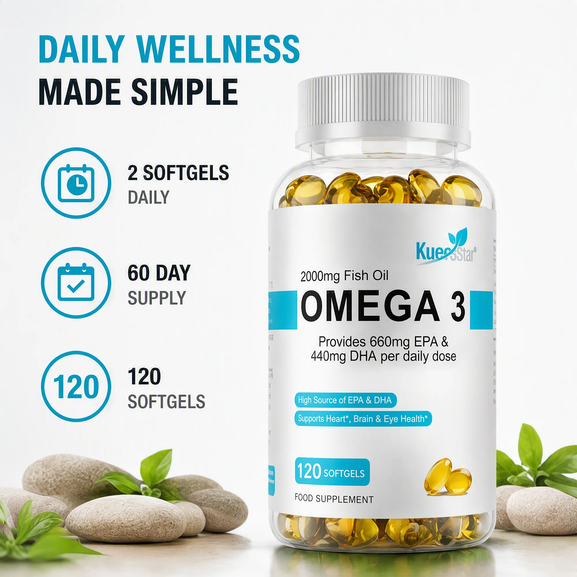 Omega 3 Fish Oil - with DHA EP - Omega 3 Fish Oil review and price