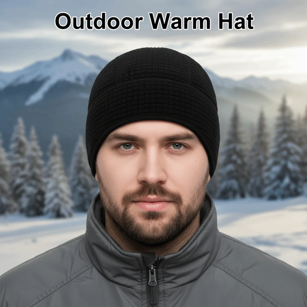 

Ear Protection Winter Running Hats Warmer Windproof Running Winter Sport Cap Sweat Absorption Soft Outdoor Warm Hat