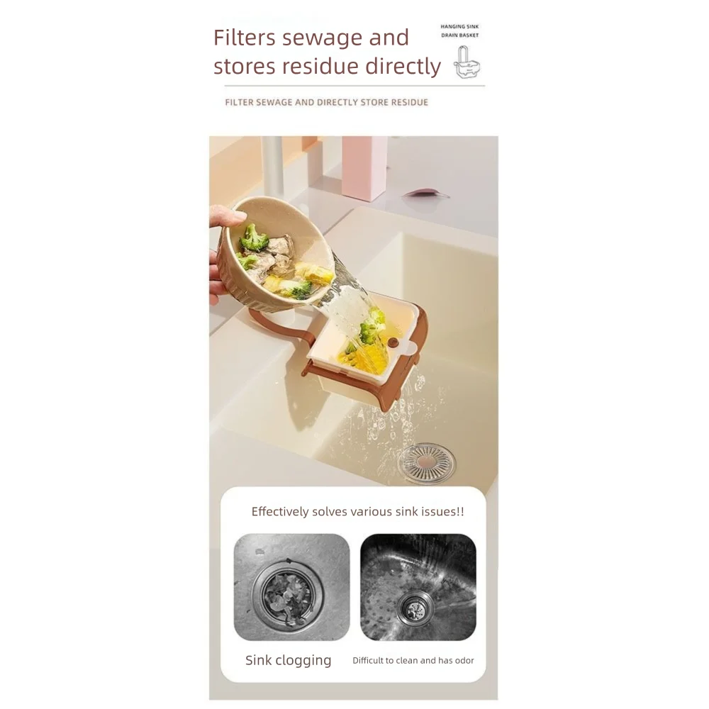 

Новая сливная корзина для раковины нажимного типа, отдельная стойка для хранения раковины с защитой от протечек, универсальный сборник кухонных отходов