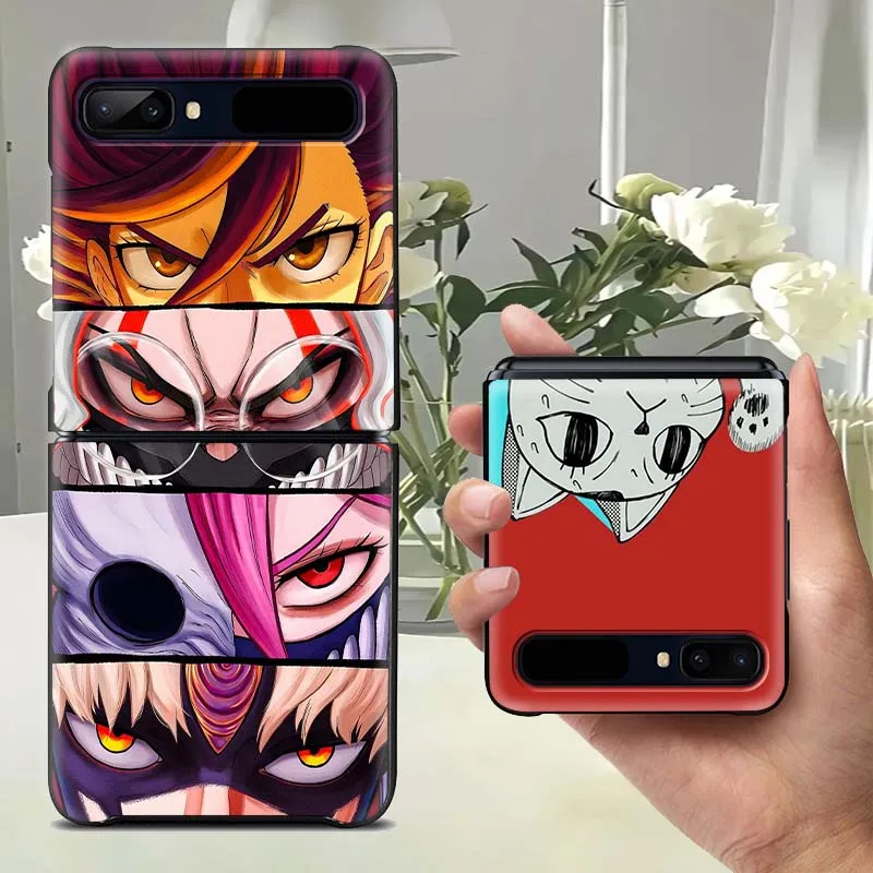 Anime Art Dandadan Cover Phone Case For Samsung Galaxy Z Filp 8 3 4 5 6 7 5G PC Hard Mobile Folding Black Gifts Shell