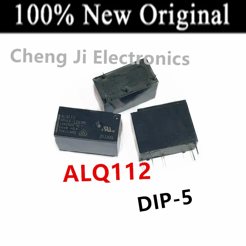 10 pz/lotto ALQ105, ALQ112, ALQ124 DIP-5 nuovo relè di potenza universale originale 10A 5VDC 12VDC 24VDC