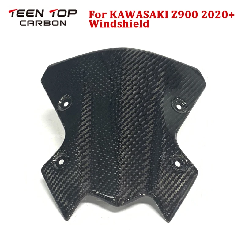 

Carbon Fiber Windscreen Windshield Z900 Wind Deflectors For Kawasaki Z900 Z650 20+ Motorbike Anti Wind Shield Screen Cover Guard