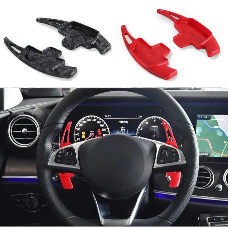 

For Mercedes-Benz A B C S SL E Class GLA CLS CLA W222 213 205 177 X222 ABS Wheel Paddle Shifters Steering