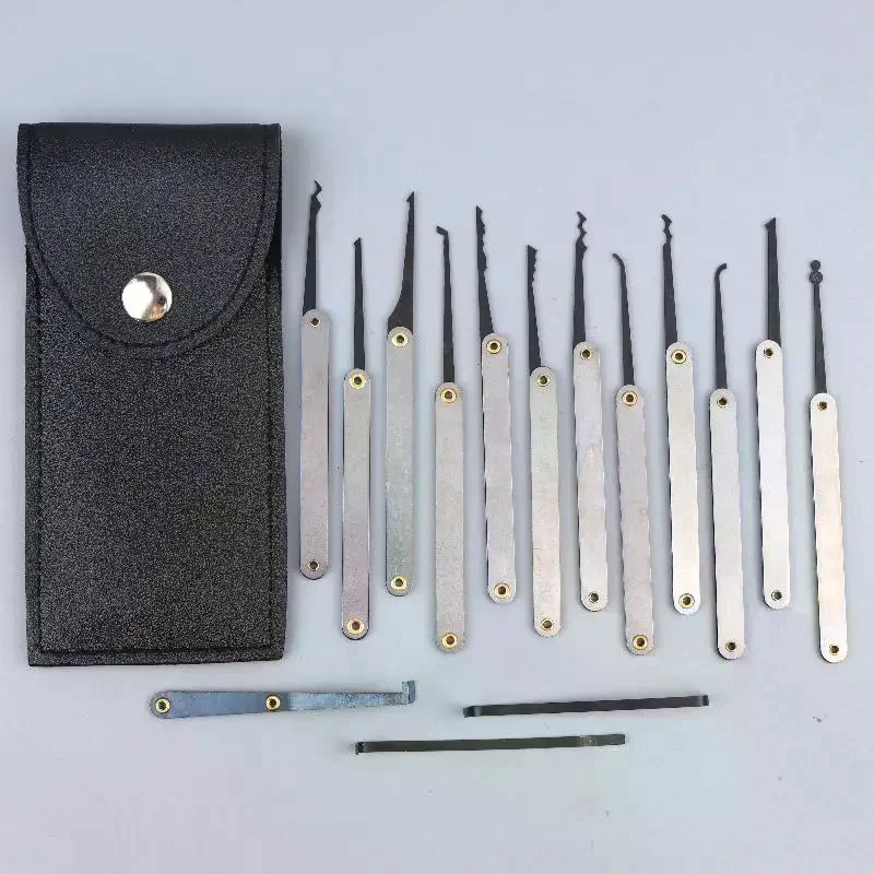 15/20Pcs Key Extractor Padlocks Kit Unlocking Set Locksmith Training Kits Pin Broken Key Hand Tool Locksmith Tool
