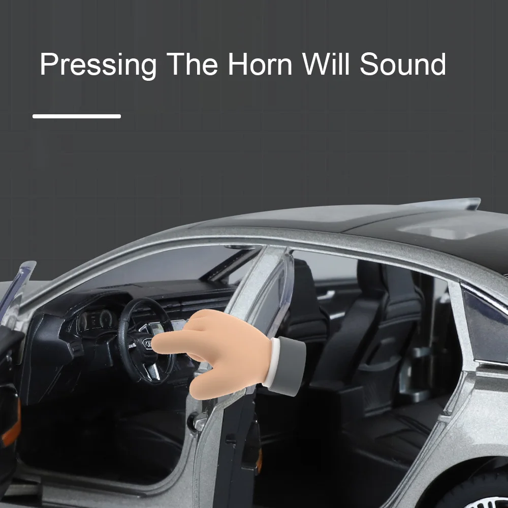 Modèle de voiture de sport A6L A8, échelle 1:24, jouet de haute Simulation en métal moulé sous pression, modèles lumineux, Collection d'ornements cadeaux à retirer