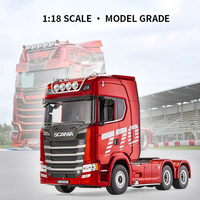 Huina 1501 1/18 Semi-Trailer Truck Trailer Alloy Material 19ch Full Scale Control High-Quality Simulation Real Car Sound