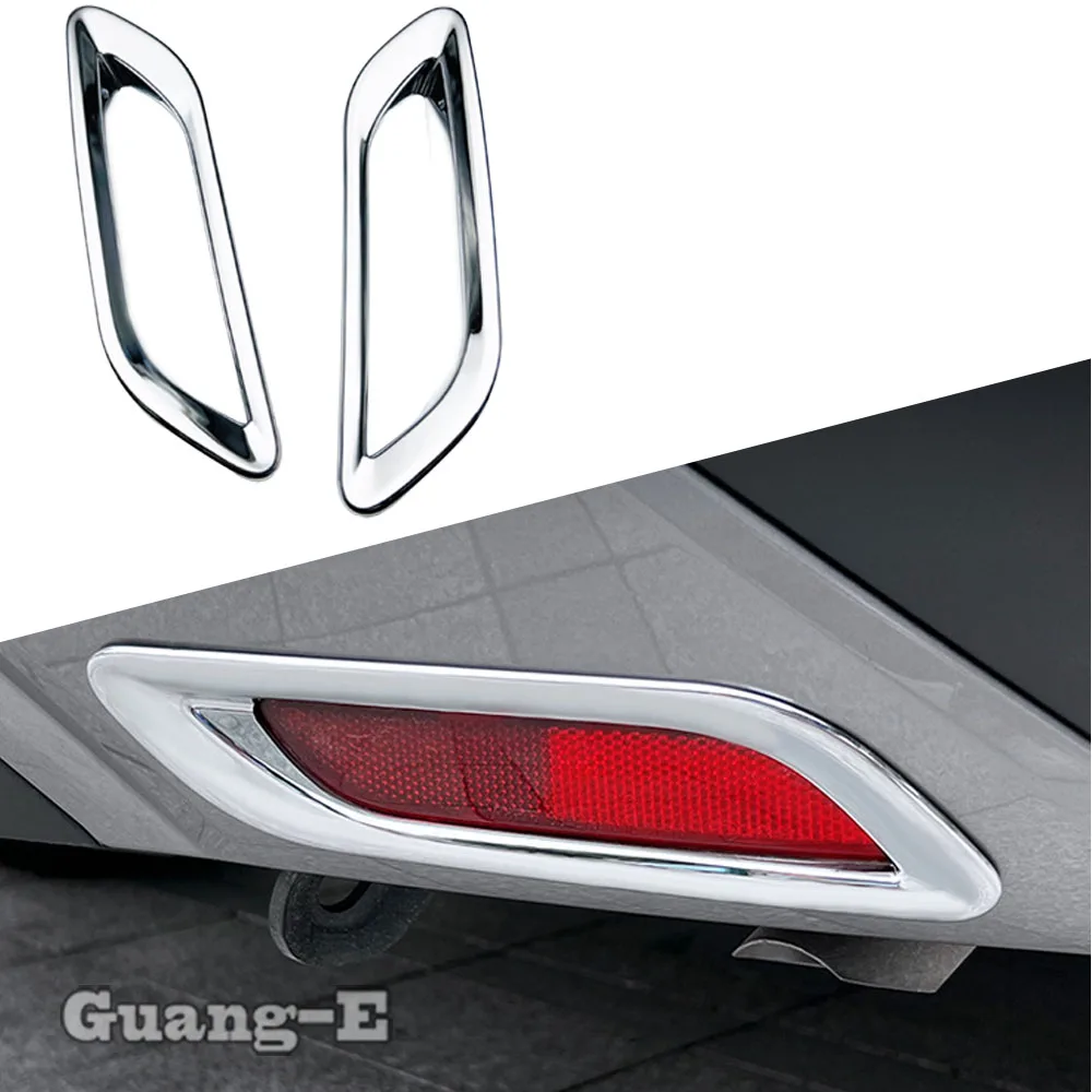 For Lexus RX 350 350h 450h+ 500h 2022 2023 2024 Mirror Car Rear Fog Light Frame Eyebrow Cover Decoration Trim 2Pcs Accessories