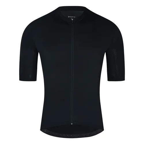 Imagen 1 del producto FUALRNY-Camiseta de ciclismo negra, ropa de bicicleta ecológica antipilling, camisetas de equipo de bicicleta de carretera enviadas en 24 horas, 2022