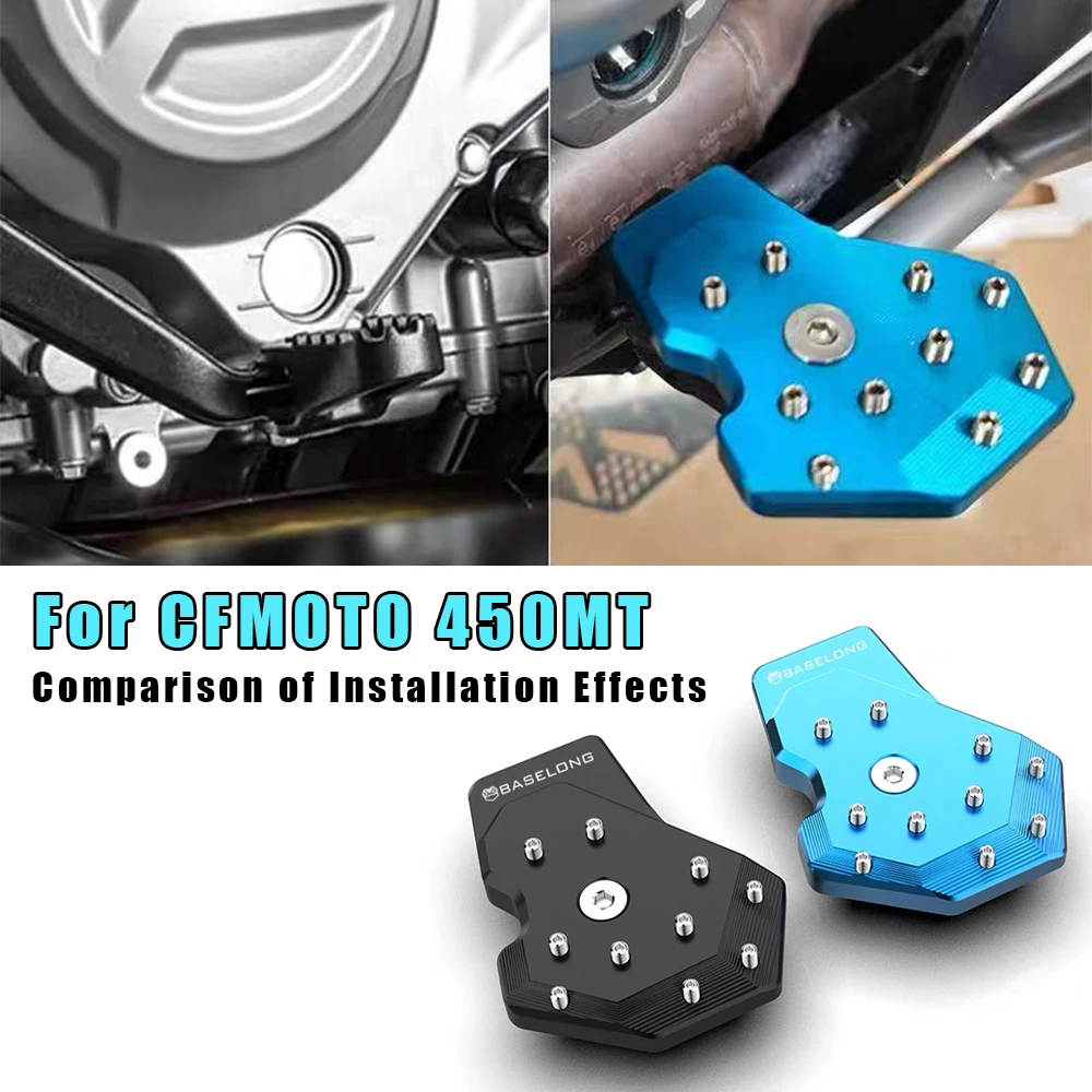 

For CFMOTO 450MT MT450 450 MT 700MT MT700 700 MT Brake Pedals Expansion Motorcycle Rear Footrests Enlarge Braking Pegs Rests