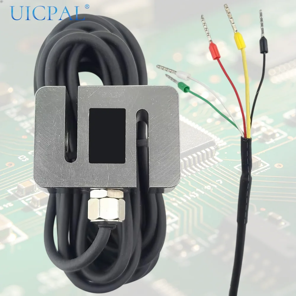 DYLY-107 S-Type Tension Pressure Sensor Module Stainless Steel High Precision Miniature Load Cells Weighing Sensors M8 5KG-200KG