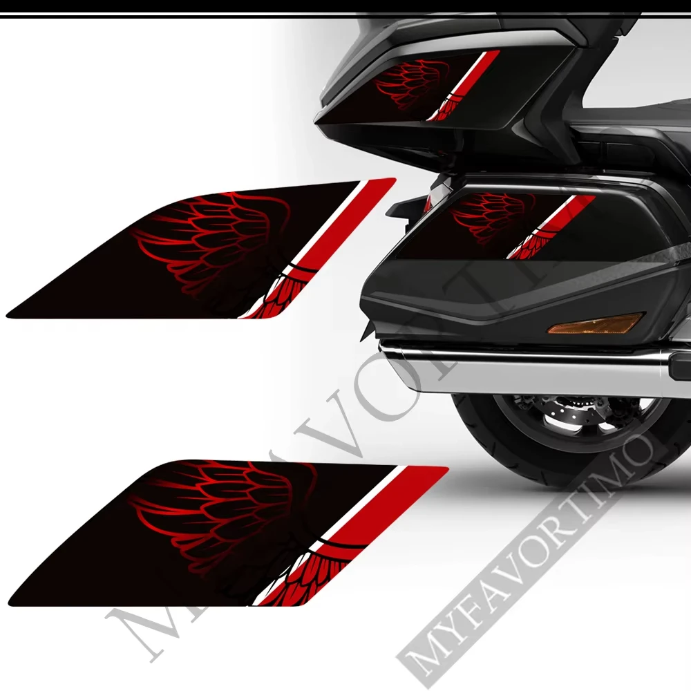 

For HONDA Goldwing GL1800 GL 1800 Tour Kit Stickers Decal Cases Panniers Luggage Trunk Bag Boxs