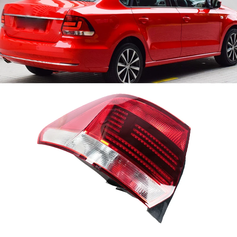 Luz Trasera para Volkswagen Polo Vento Sedán 2016-2018 2019, Luz de Freno, Luz de Estacionamiento, Luz de Reversa 6RU945095L 6RU945096J