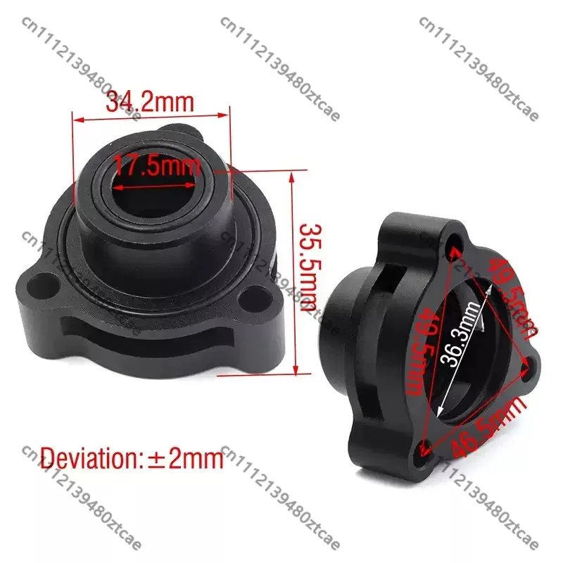 Engine Mod Turbocharger Wastegate Blow Off Valve Aluminum Mount Base, Car Turbo Mod Accessories