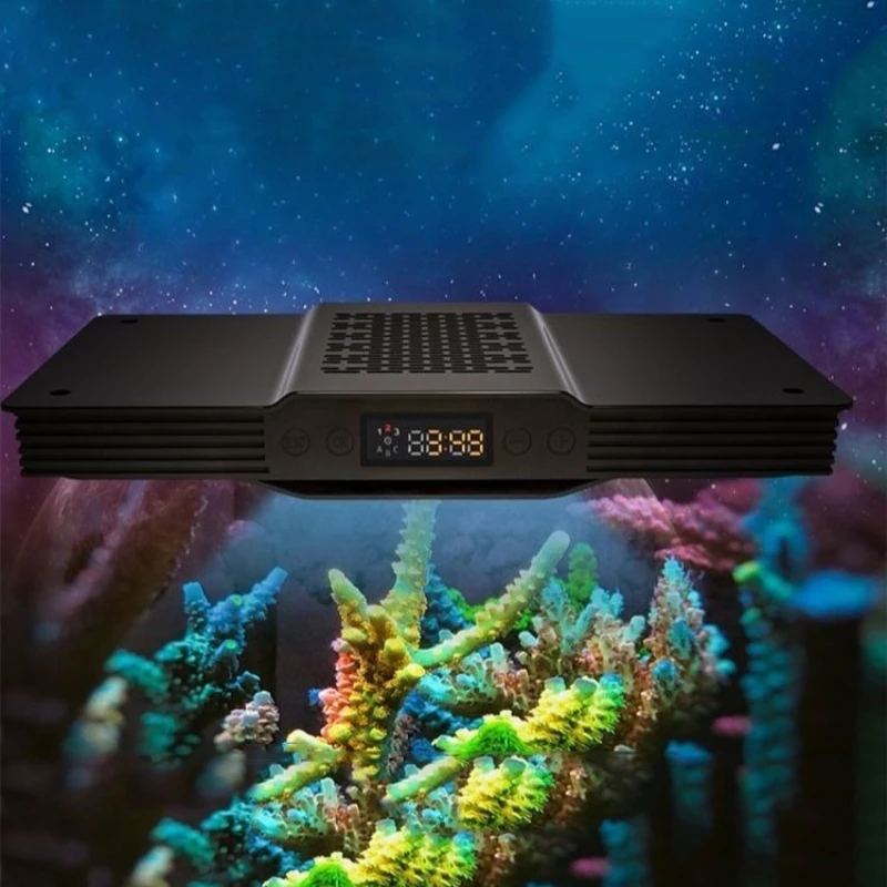 

LED Aquarium Light Full Spectrum Timing Small Fish Tank Lamp Seawater Aquatic Plants Reef Lighting Fishbowls Decoration Lamps