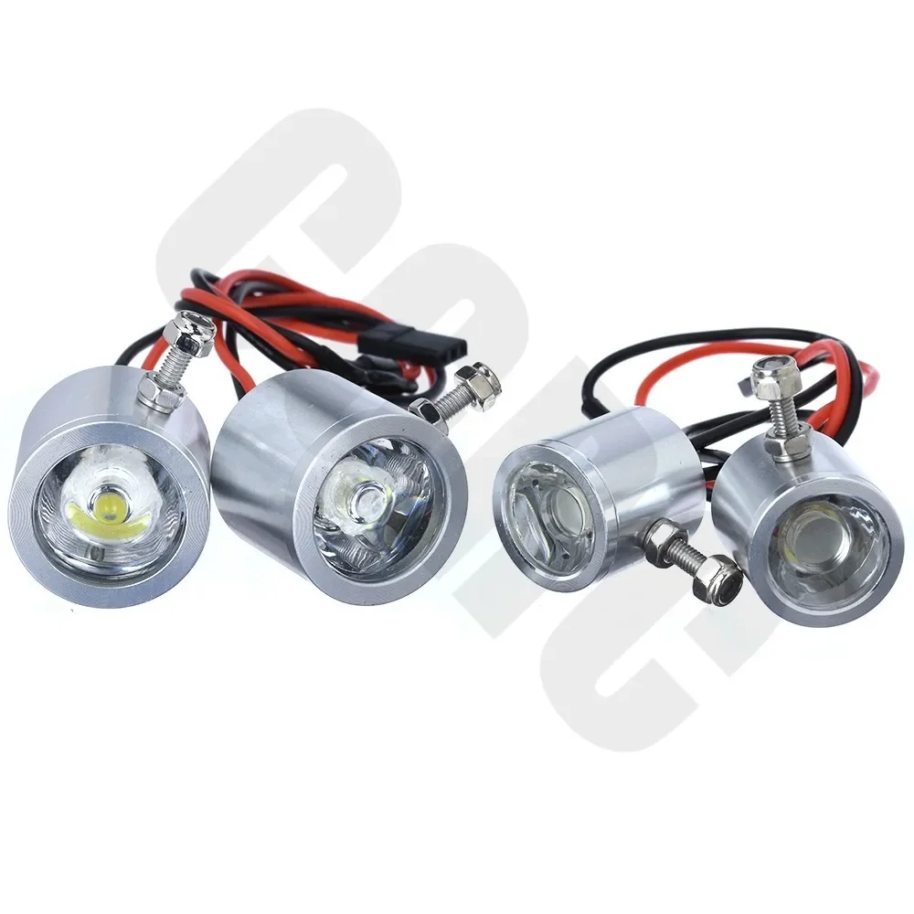 Hoogtepunt Led Spotlight Lichtkoepel Voor 1/5 1/8 1/10 Rc Auto Rc Boot TRX4 SCX10 RC4WD Losi Udr Slash E-REVO X-Maxx Rovan Baja