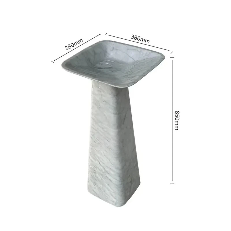 Timeless Classic Carrara White Marble Sink Natural Stone Wash Basin for Modern Bathroom Hotel Interior Design