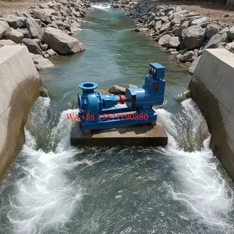WMWMNU for 20KW 30KW Energy Saving Eco Friendly Small Hydroelectric Generator System with Voltage and Frequency Stabilization